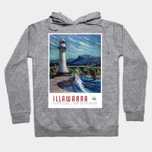 Vintage Travel Poster Australia Illawarra Hoodie